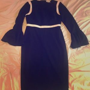 Calvin Klein Bell Sleeved Dress